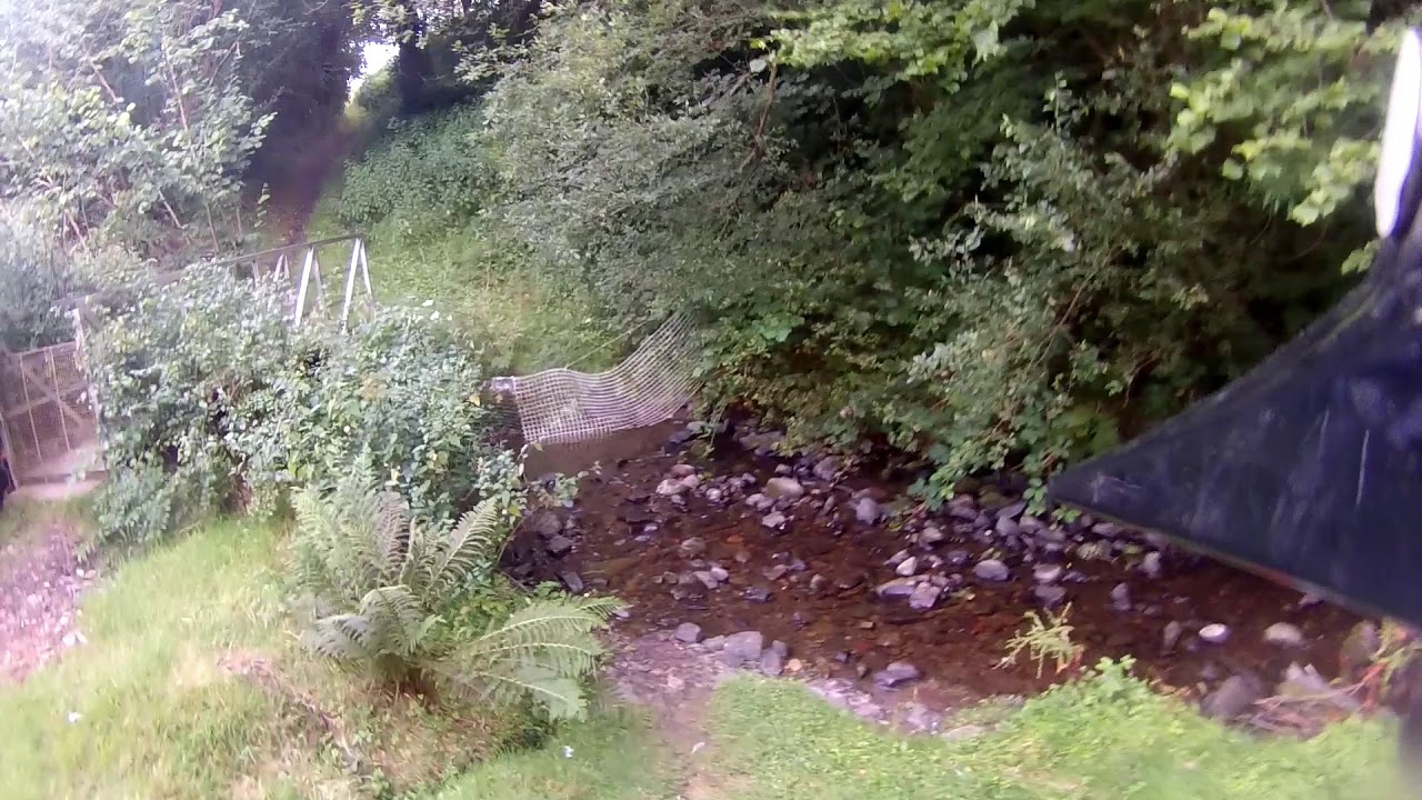 Fording the Nant Gwenddwr at Gwenddwr in Powys