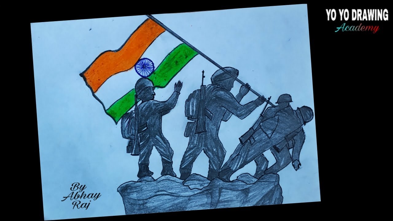 15TH AUGUST DRAWING||INDEPENDENCE DAY DRAWING COMPETITION - YouTube