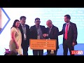 Adit microsys receiving the award for the best securtiy partner at var symposium  17th sna 2018