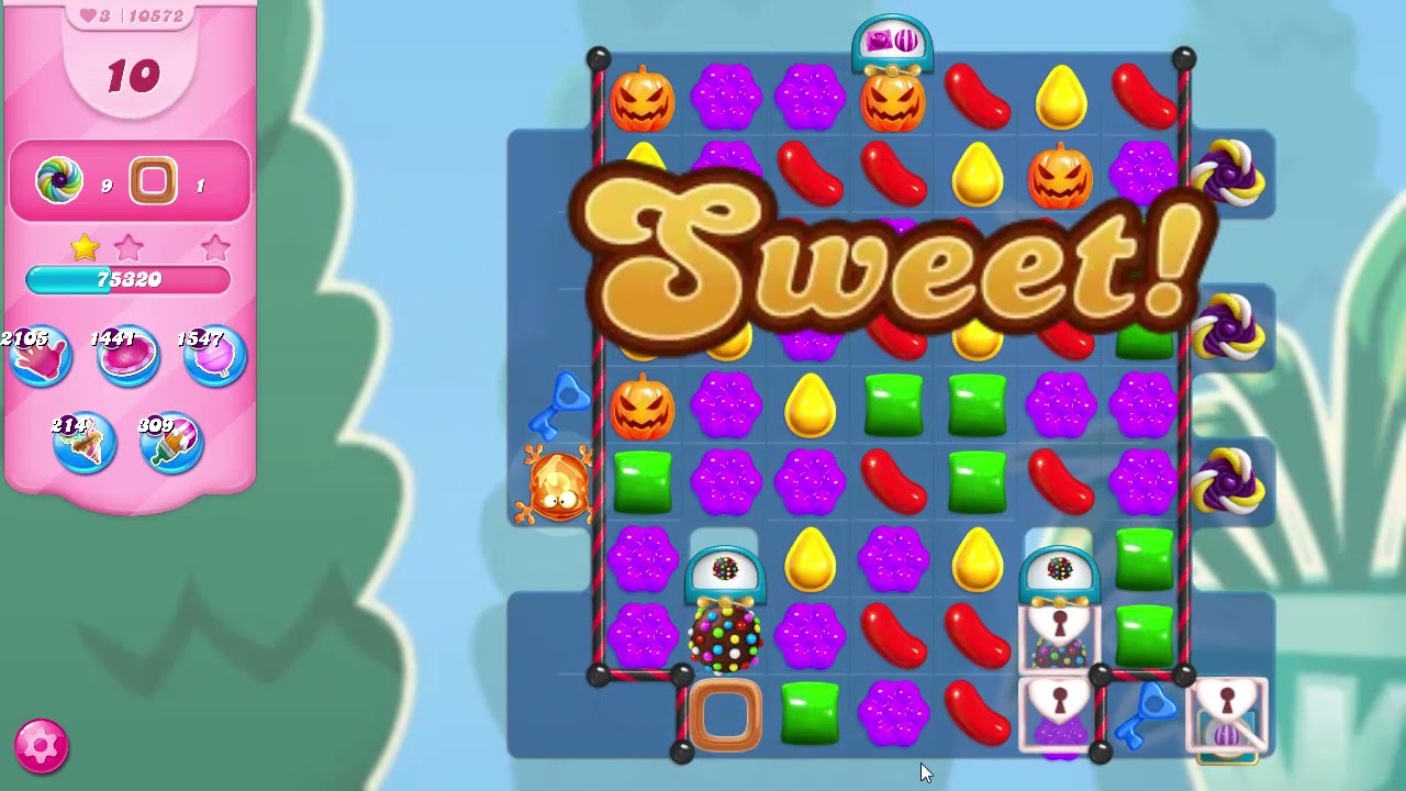 Candy Crush Saga Level 10572 NO BOOSTERS