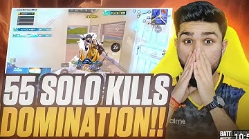LolzZz GAMING WORLD RECORD OF 55 SOLO KILLS IN NEW UPDATE😱🔥 I BGMI HIGHLIGHT