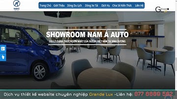 Thiết Kế Website Bán Xe Ô Tô - Grande Lux