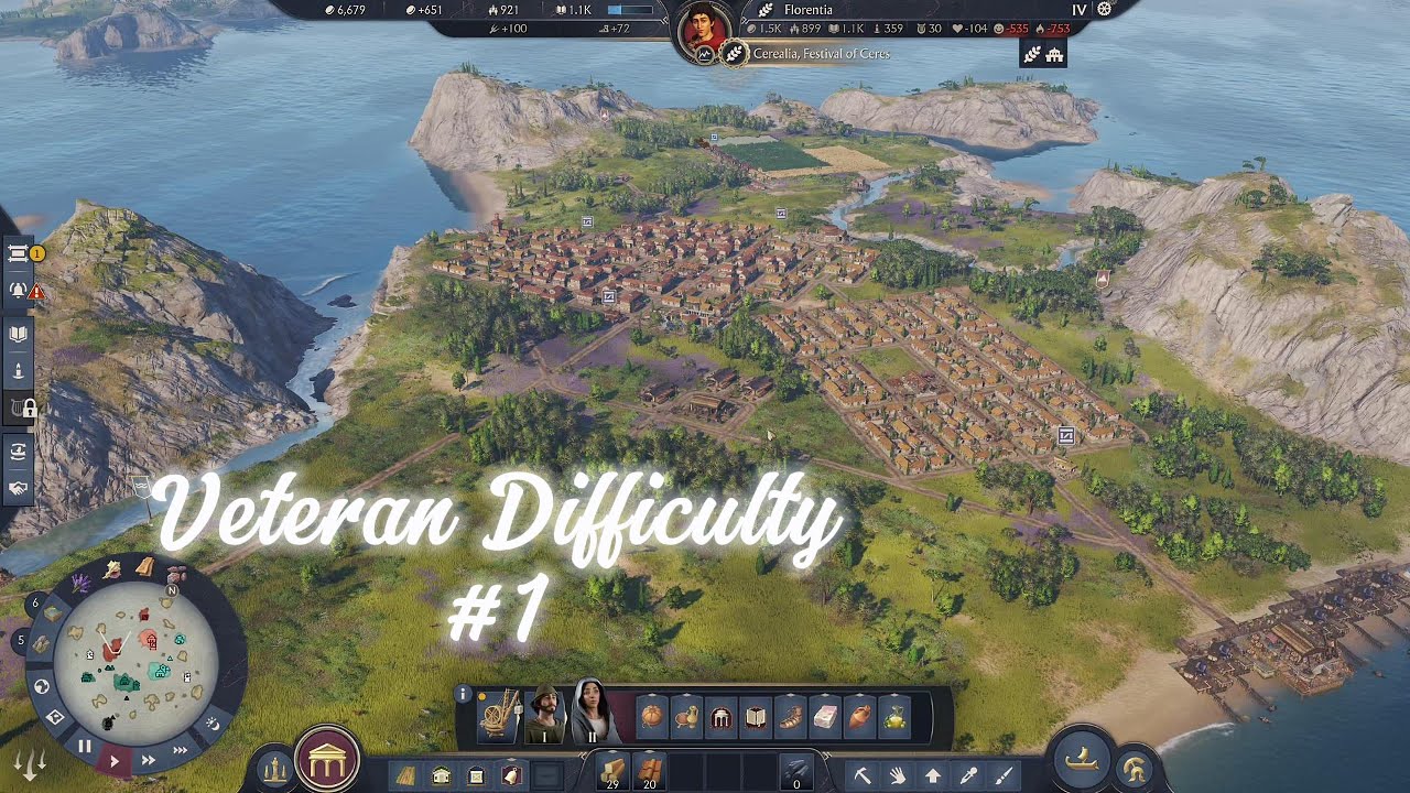 Veteran difficulty would I be able to survive? - Anno 117 Gameplay - No commentary - EP 1