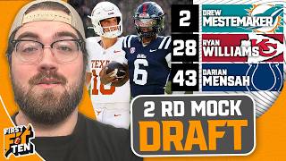Information *INSANE* Two Round 2027 Mock Draft!! | First And Ten Guide