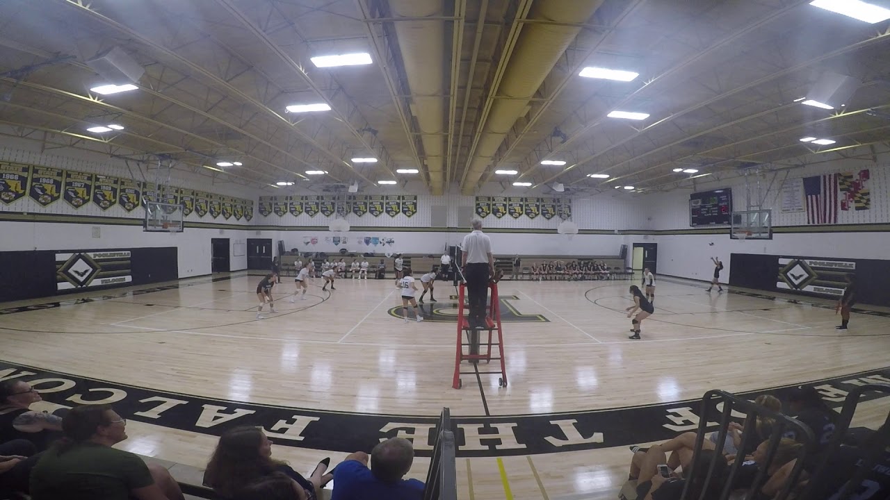 Poolesville Varsity volleyball vs Whitman YouTube