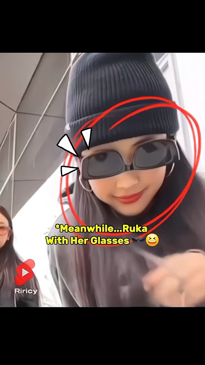 Ruka Is Very Unserious About Her Glasses. 🕶😆#babymonster #ruka #pharita #fypシ゚viral #shorts