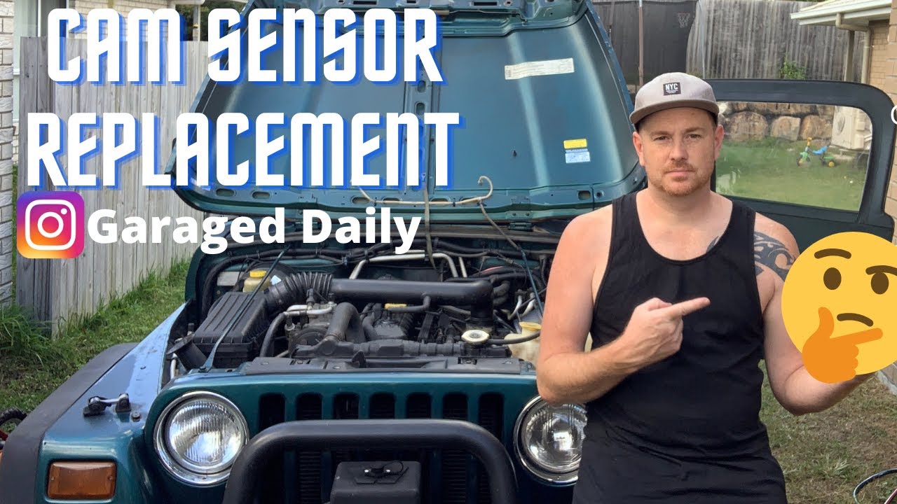 Jeep Wrangler TJ Cam Sensor Install Replacement - YouTube