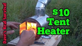 174. Paint Can Stove  EASY DIY Micro Hot Tent Heater.