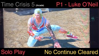 Time Crisis 5 Solo play [P1-Luke] No continue cleared (3.99M) by VAT🇹🇭