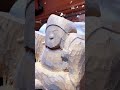 【Woodcarving】仏像の顔はこうやって彫る　大黒様編　#woodworking #woodstatue