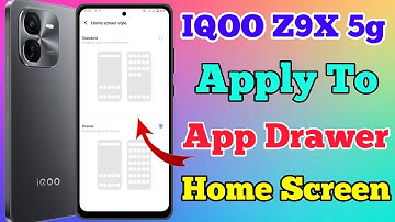 IQOO Z9X 5g App Drawer Setting Kaise On Kare // How To App Drawer Setting On IQOO Z9X 5g