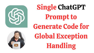 ChatGPT for Java Developers: Generate Code for Global Exception Handling in a Spring Boot Project