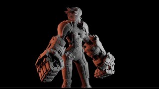 Blender - Vi - Fanart - Modeling - Sculpting with Blender - Part 1