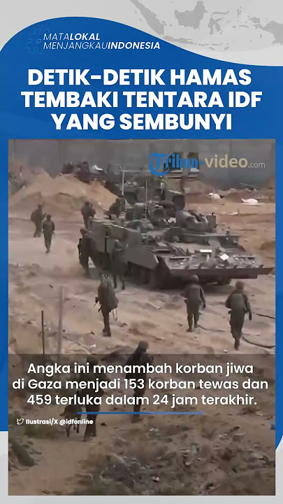 Balas Kematian 54 Warga Palestina, Hamas Tembaki Pasukan IDF saat Sembunyi di Bangunan Gaza