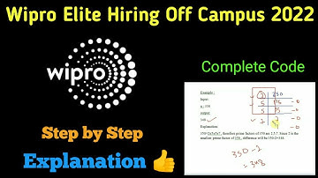 Wipro elite off campus coding question with slution / off campus programming questions with solution
