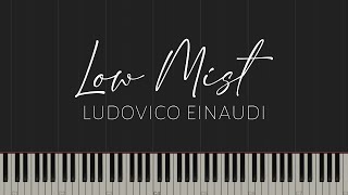 Low Mist - Ludovico Einaudi (Piano Tutorial)