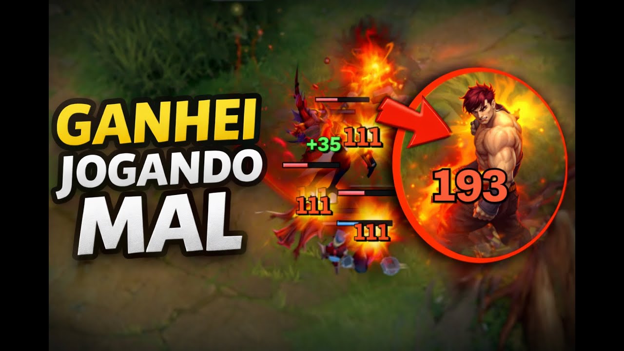 Ganhei a lane de Aatrox mesmo jogando mal…