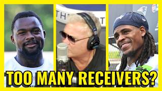 The Patriots wide receiver room is CROWDED