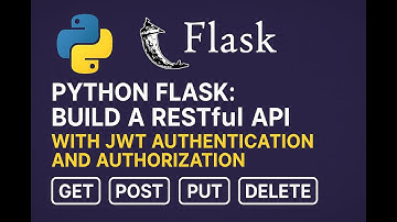 Python Flask : Build a RESTful API with JWT Authentication and Authorization, GET, POST, PUT DELETE