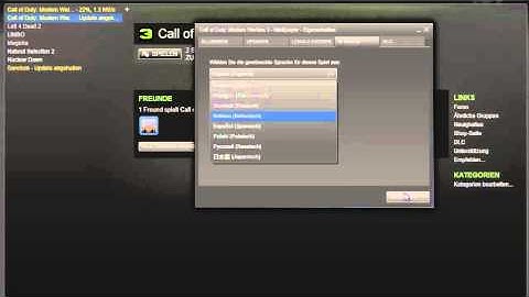 Call of Duty: Modern Warfare 3 - Change to english language with Steam [PC]