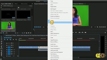 How to Remove Green Screen in Adobe Premiere cc (Chroma Key, Remove Background) Tutorial