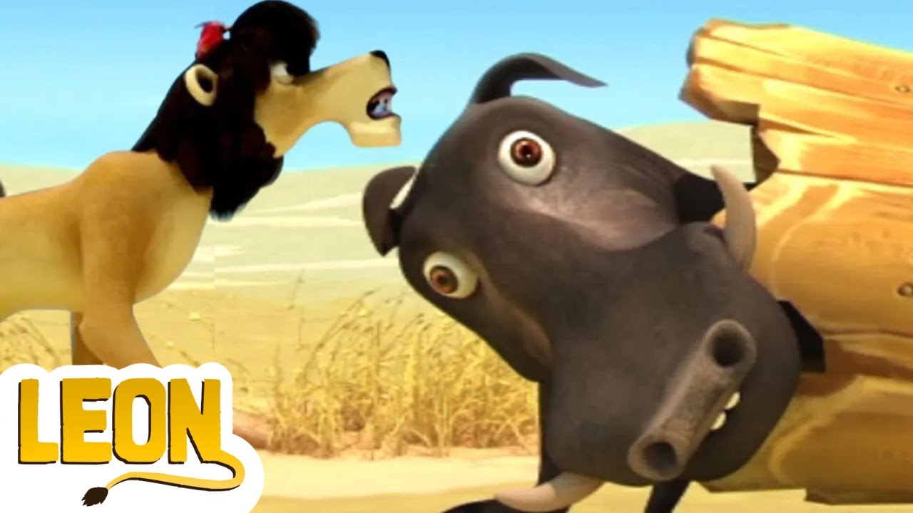 Leon - Singa VS Babi Hutan 🐗 | Gajah Kartun | Pertunjukan Hutan Lucu untuk Anak-anak