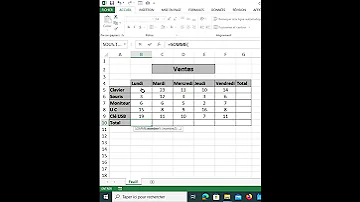 SOMME RAPIDE SUR EXCEL 