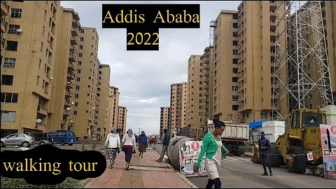 Addis Ababa walking tour 2022 , Bole bulbula to Bo...