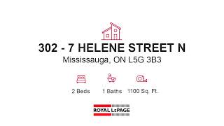 Preview of the Multi-Family for sale at 302 - 7 HELENE STREET N, Mississauga, ON