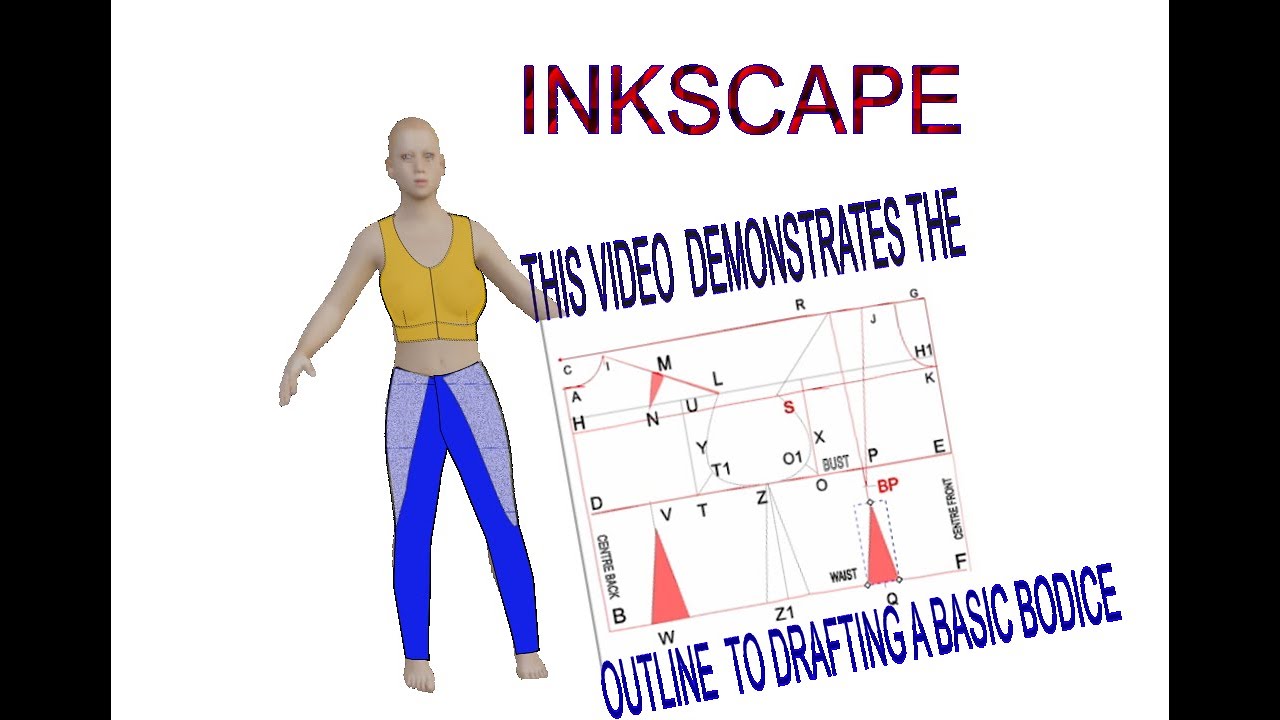 Outline to drafting basic bodice block for women (Sloper).  A guide.