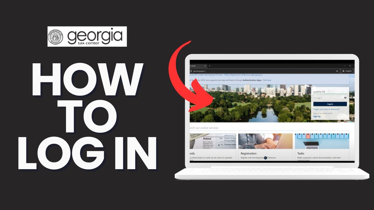 How to Login Into Georgia Sales Tax Account 2024 | Sign Into Georgia Sales Tax Account