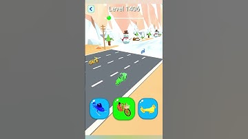 Shape shifting2 game level #1406     hyper casual game #shapeshifting  #gameplay #gaming #shortvideo