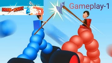 Draw Joust! Defeat all towers | 10-20 Level Gameplay Part #1 |#gamingvideos