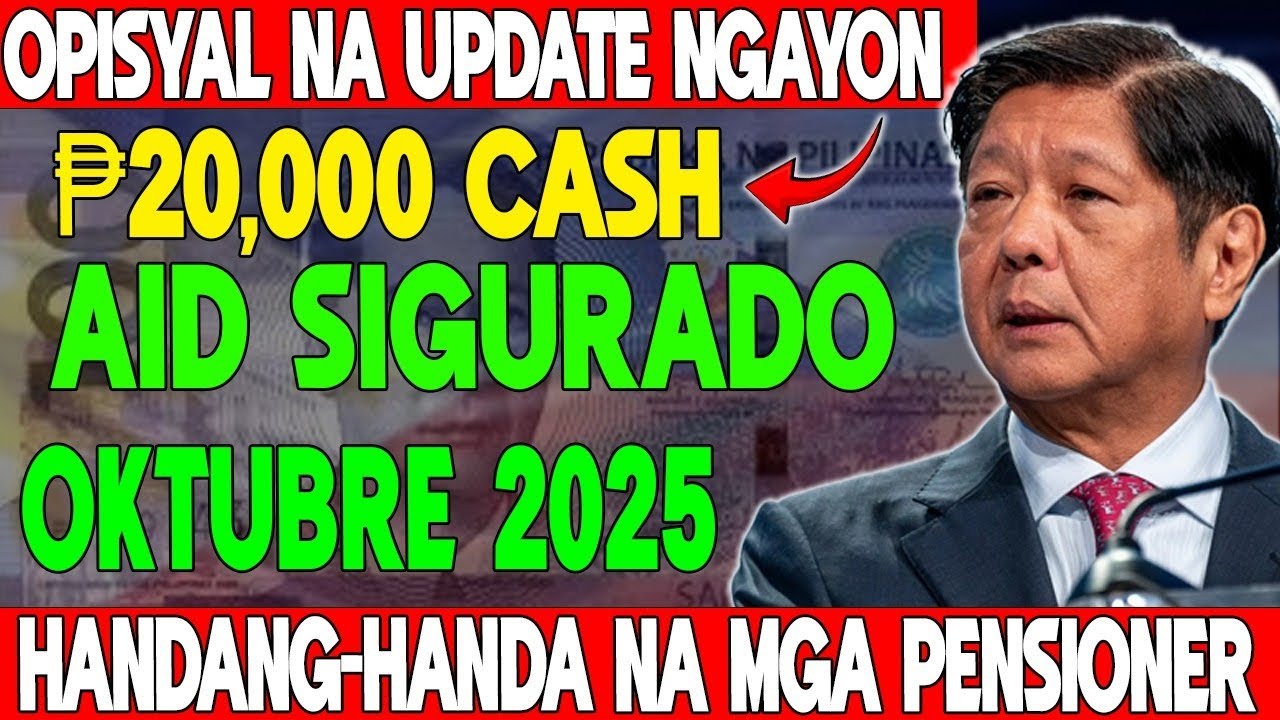 Opisyal na Update: KUMPIRMADO NG SSS ang ₱20,000 Cash Aid Simula Ngayong Oktubre!