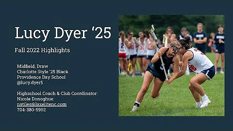 Lucy Dyer 2022 Fall Highlights