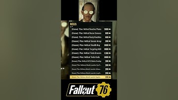 Secret Service Plan Glitch #fallout76 #gamingshorts #plans #glitch
