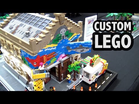 Repurposed Creative Arts Warehouse in LEGO | Brickvention 2019