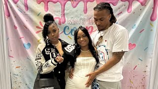 Bestfriend Tay’skii \& Miesha Gender Reveal! MUST WATCH | Is it a boy or girl?| Mini Vlog!|