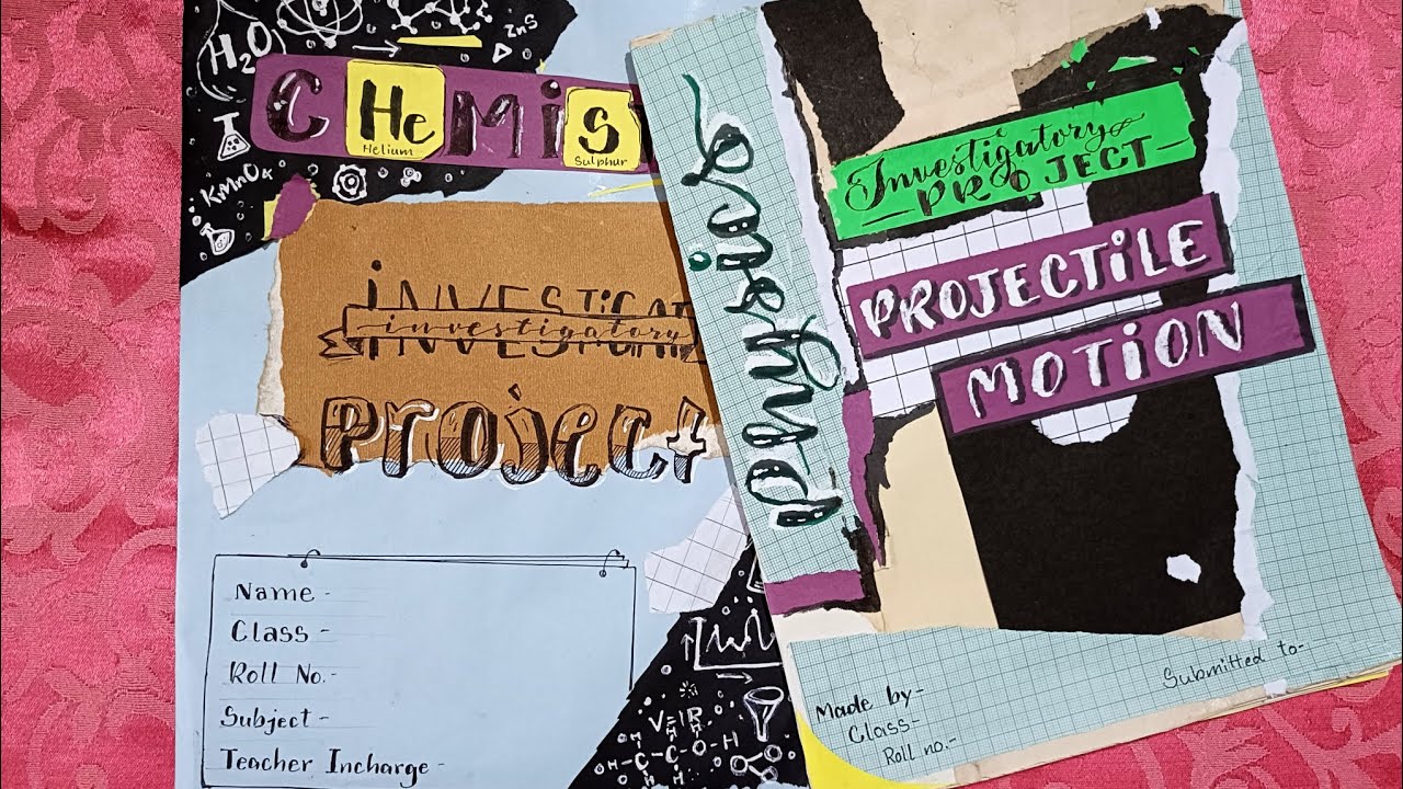 Project File Folder making from old book cover 📒📑🔖| Physics ...