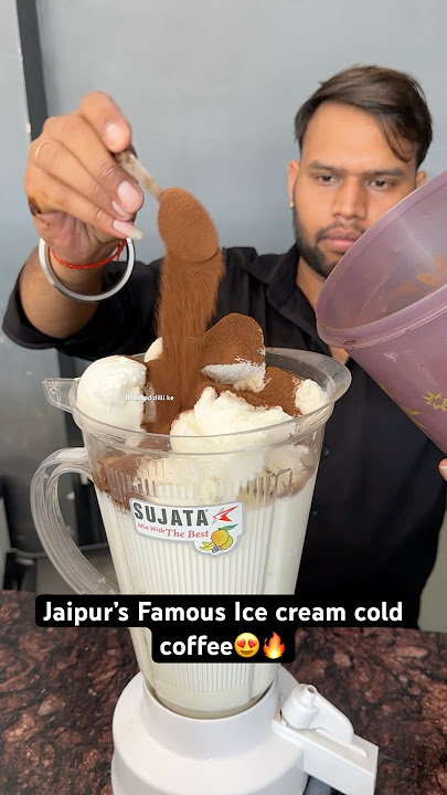 Jaipur’s Famous Ice cream cold coffee😍🔥|| Indian Street Food