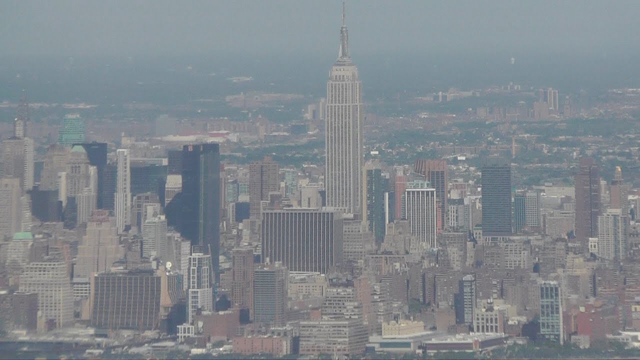 Landing in EWR Airport, view of New York City YouTube