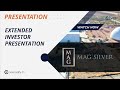 Mag silver annual pdac investor day presentation