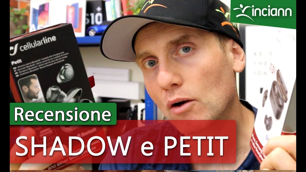 Recensione: Cuffie true wireless cellularline Shadow e Petit.Sembrano  Obsolete mi disorientano - YouTube
