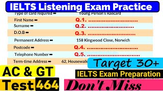 IELTS Listening Practice Test 2024 with Answers [Real Exam - 464 ]