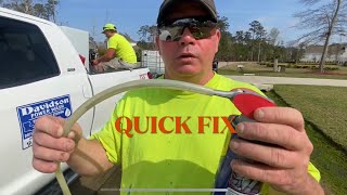 how to fix a pressure washer chemical injector