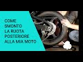 Smontare ruota posteriore moto