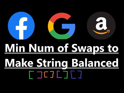 Minimum Number of Swaps to Make String Balanced - Leetcode 1963 Weekly Contest - Python