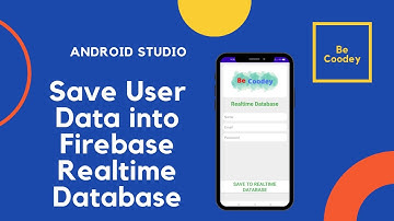 How to save user data into Firebase Realtime database using android studio.