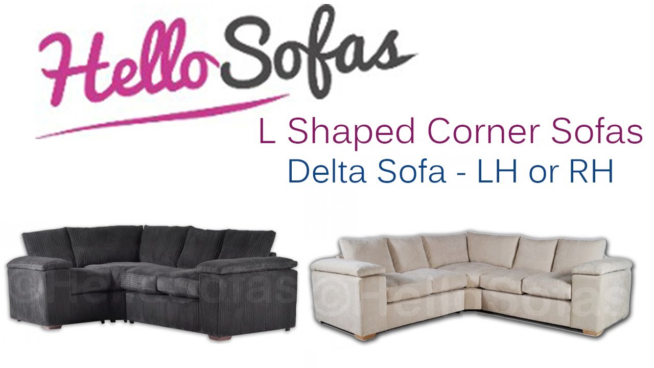 HelloSofas.com - L Shaped Sofa Delta Range