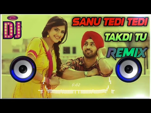 Sanu Tedi Tedi Takdi Tu Dj Remix Surjit Bindrakhia || Aye Gali Sarkari Hai Hard Bass Remix Dj Neeraj class=